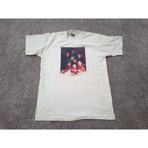 Vintage Screen Stars Best T Shirt Mens Large Ivory Achy Breaky Heart Made in USA